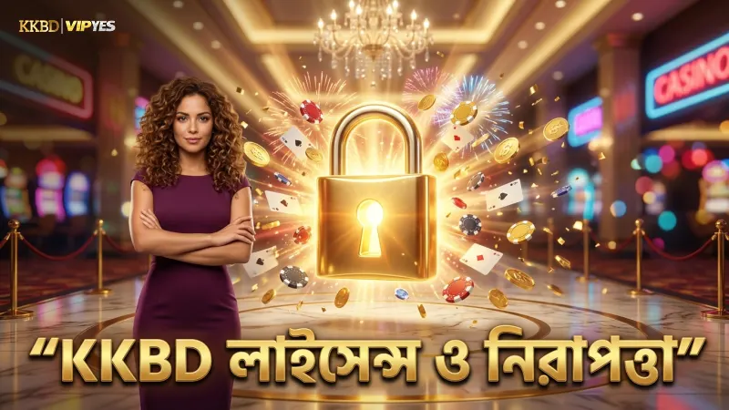 KKBD এর লাইসেন্স এবং নিরাপত্তা নীতিমালা প্লেয়ারদের আশ্বাস দেয়।
