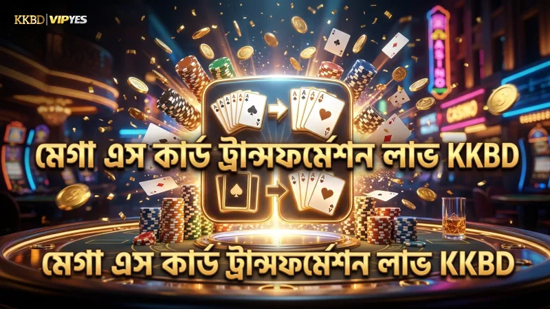 কার্ড ট্রান্সফর্মেশন বুঝে মেগা এস এ বড় পেআউট সম্ভব।